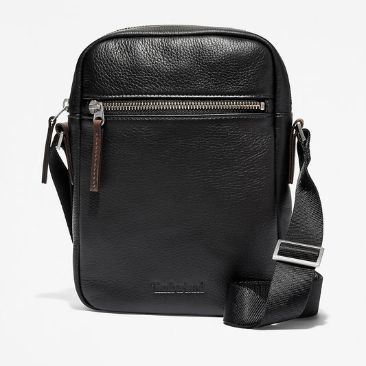 Mens Timberland Tuckerman Small Crossbody Bag in Black