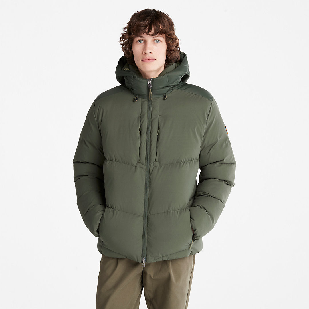 Mens Timberland Neo Summit Winter Jacket for Men in Dark Green