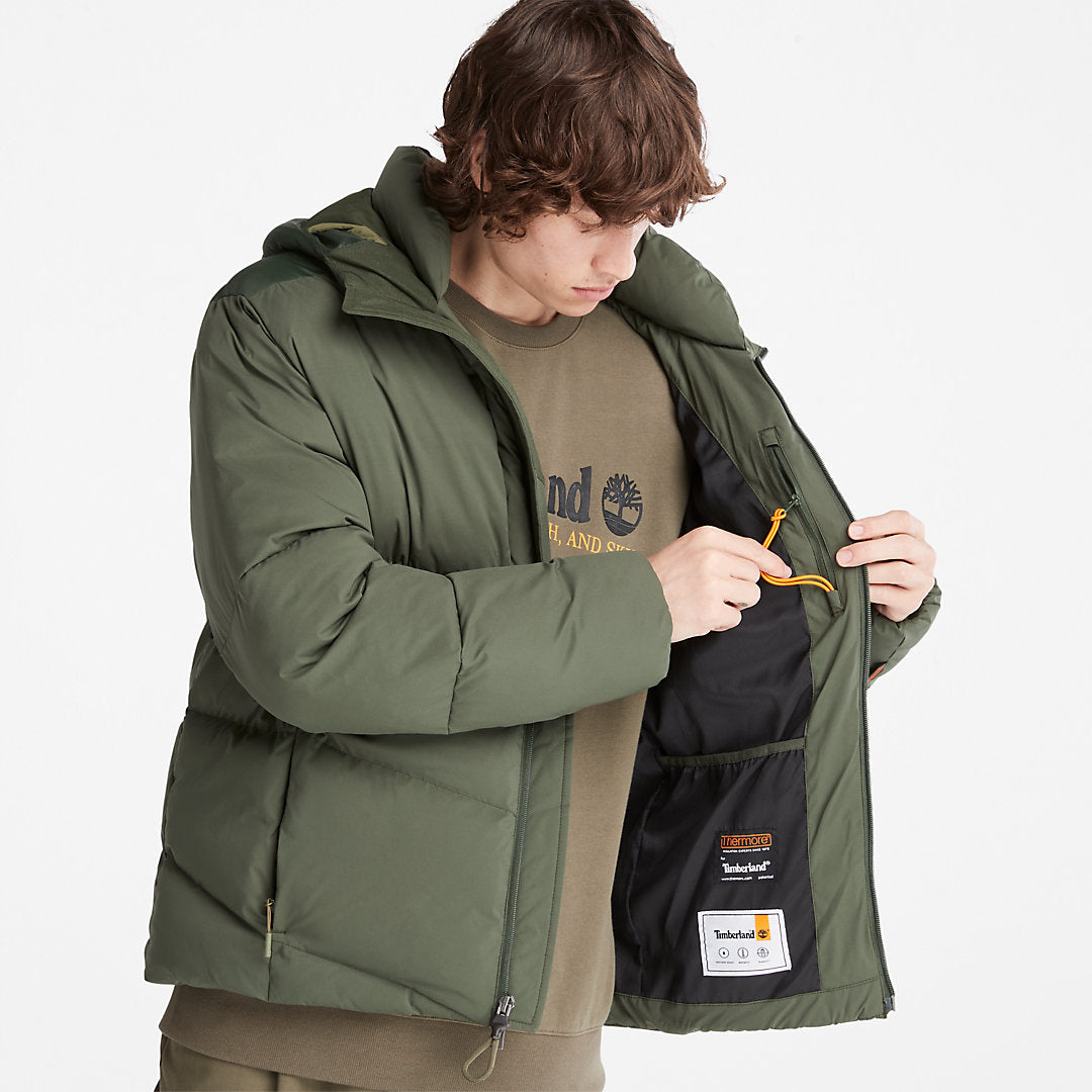 Mens Timberland Neo Summit Winter Jacket for Men in Dark Green