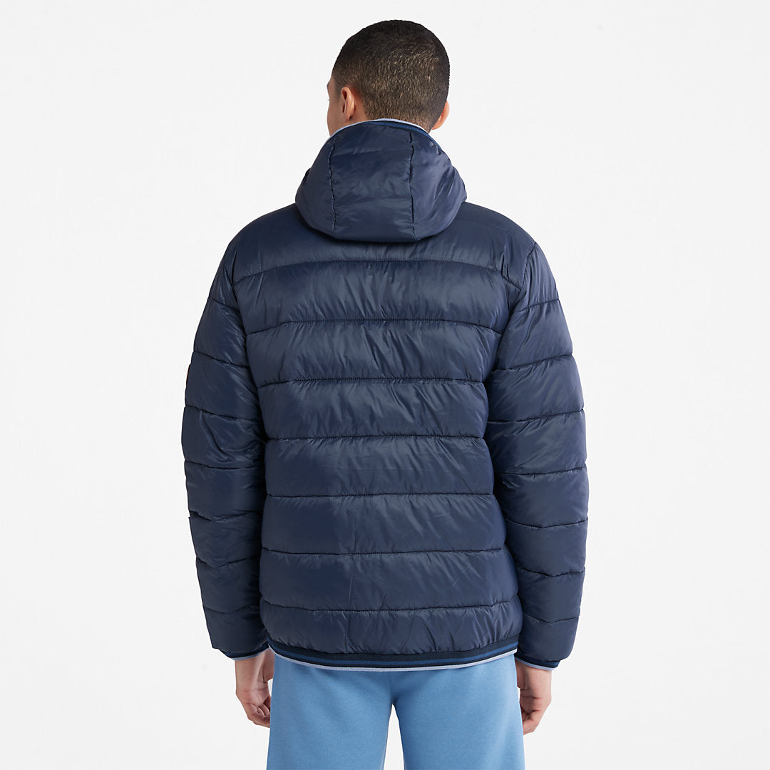 Mens Timberland Garfield Hooded Puffer Jacket for Men in Navy