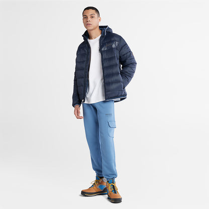 Mens Timberland Garfield Hooded Puffer Jacket for Men in Navy