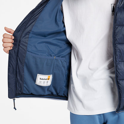 Mens Timberland Garfield Hooded Puffer Jacket for Men in Navy