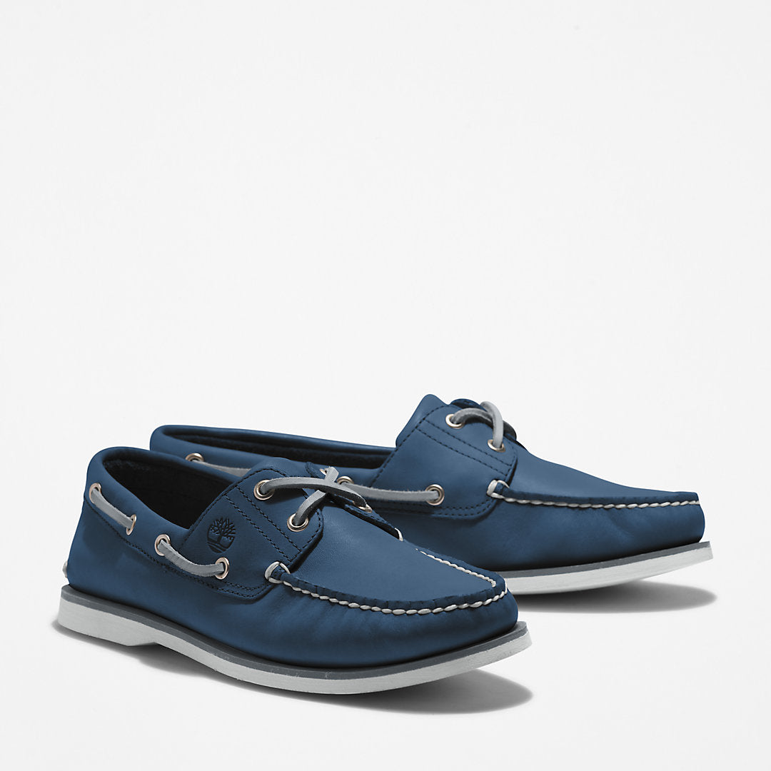Mens Timberland Timberland® 2-Eye Classic Boat Shoe for Men in Navy