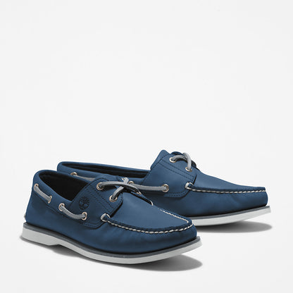 Mens Timberland Timberland® 2-Eye Classic Boat Shoe for Men in Navy