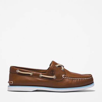 Mens Timberland Timberland® 2-Eye Classic Boat Shoe for Men in Brown