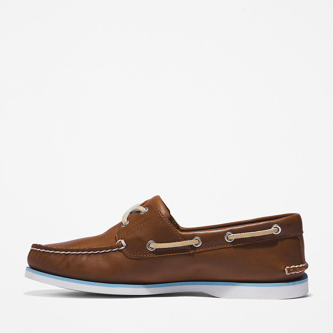 Mens Timberland Timberland® 2-Eye Classic Boat Shoe for Men in Brown