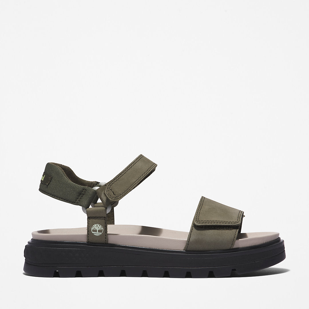 Womens Timberland Ray City Ankle Strap Sandal for Women in Dark Green