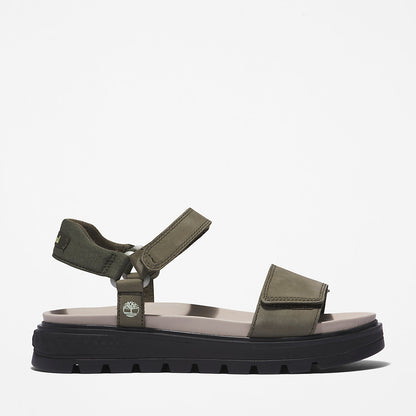 Womens Timberland Ray City Ankle Strap Sandal for Women in Dark Green