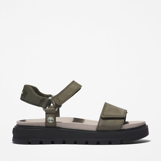 Womens Timberland Ray City Ankle Strap Sandal for Women in Dark Green