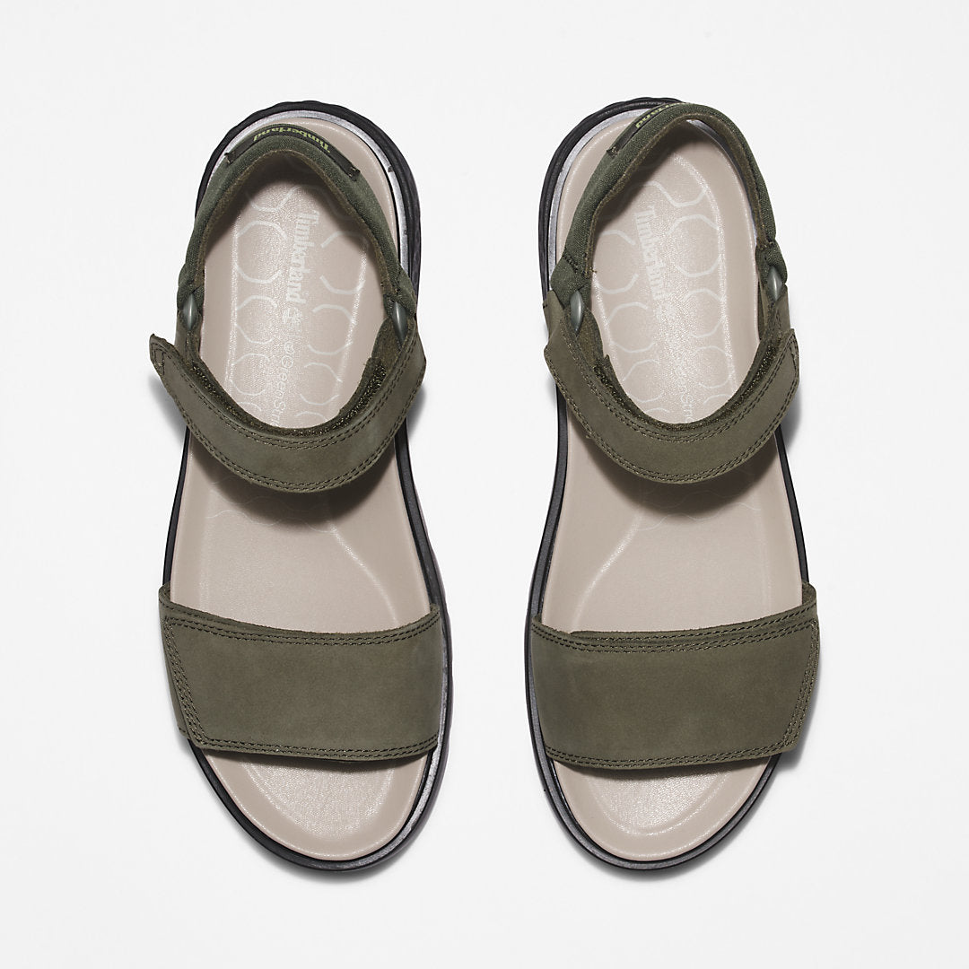 Womens Timberland Ray City Ankle Strap Sandal for Women in Dark Green