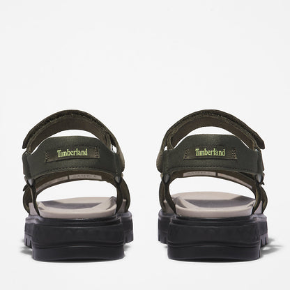 Womens Timberland Ray City Ankle Strap Sandal for Women in Dark Green