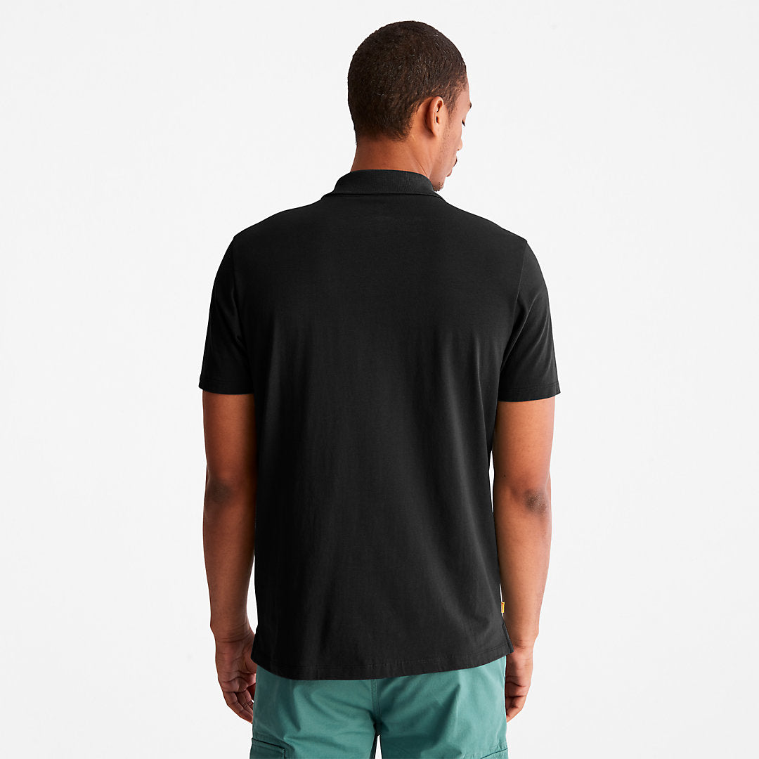 Mens Timberland Outdoor Heritage EK+ Polo Shirt for Men in Black