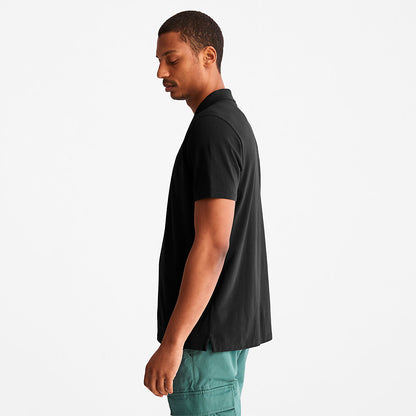 Mens Timberland Outdoor Heritage EK+ Polo Shirt for Men in Black