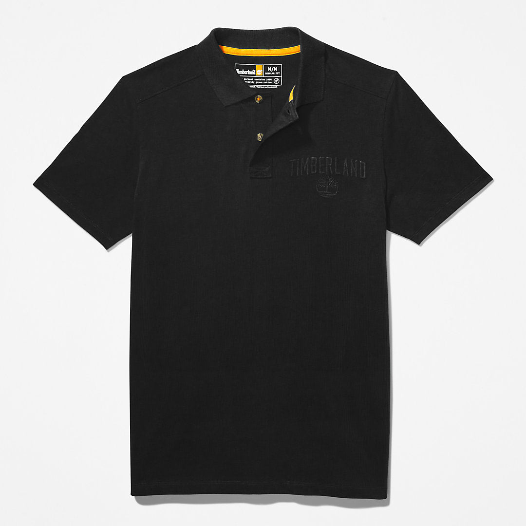 Mens Timberland Outdoor Heritage EK+ Polo Shirt for Men in Black