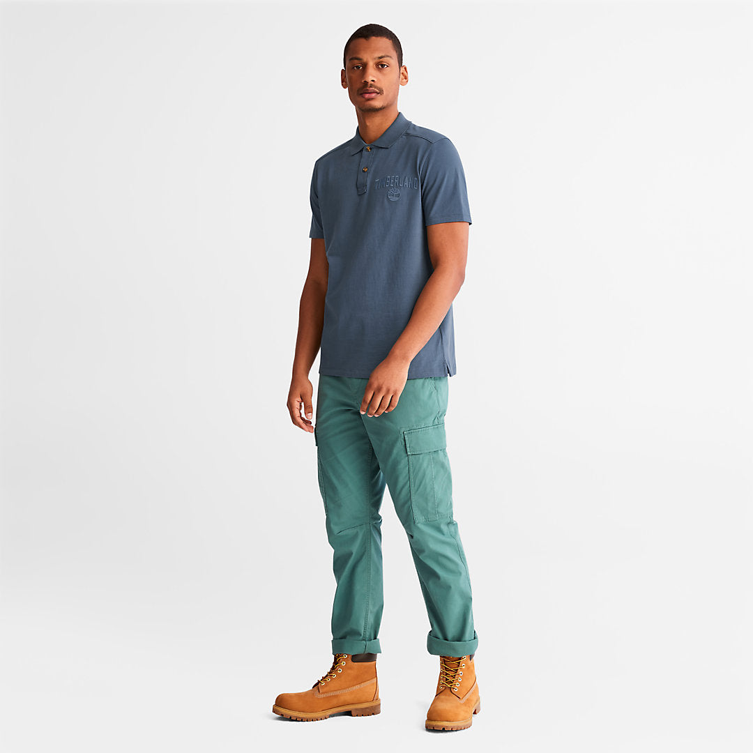 Mens Timberland Outdoor Heritage EK+ Polo Shirt for Men in Blue