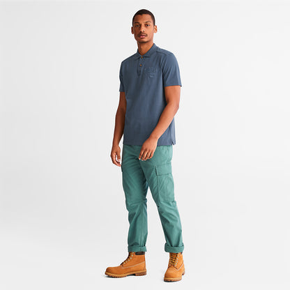Mens Timberland Outdoor Heritage EK+ Polo Shirt for Men in Blue
