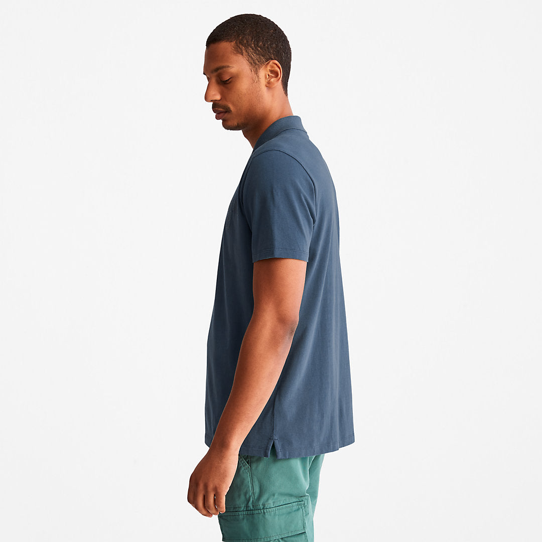 Mens Timberland Outdoor Heritage EK+ Polo Shirt for Men in Blue