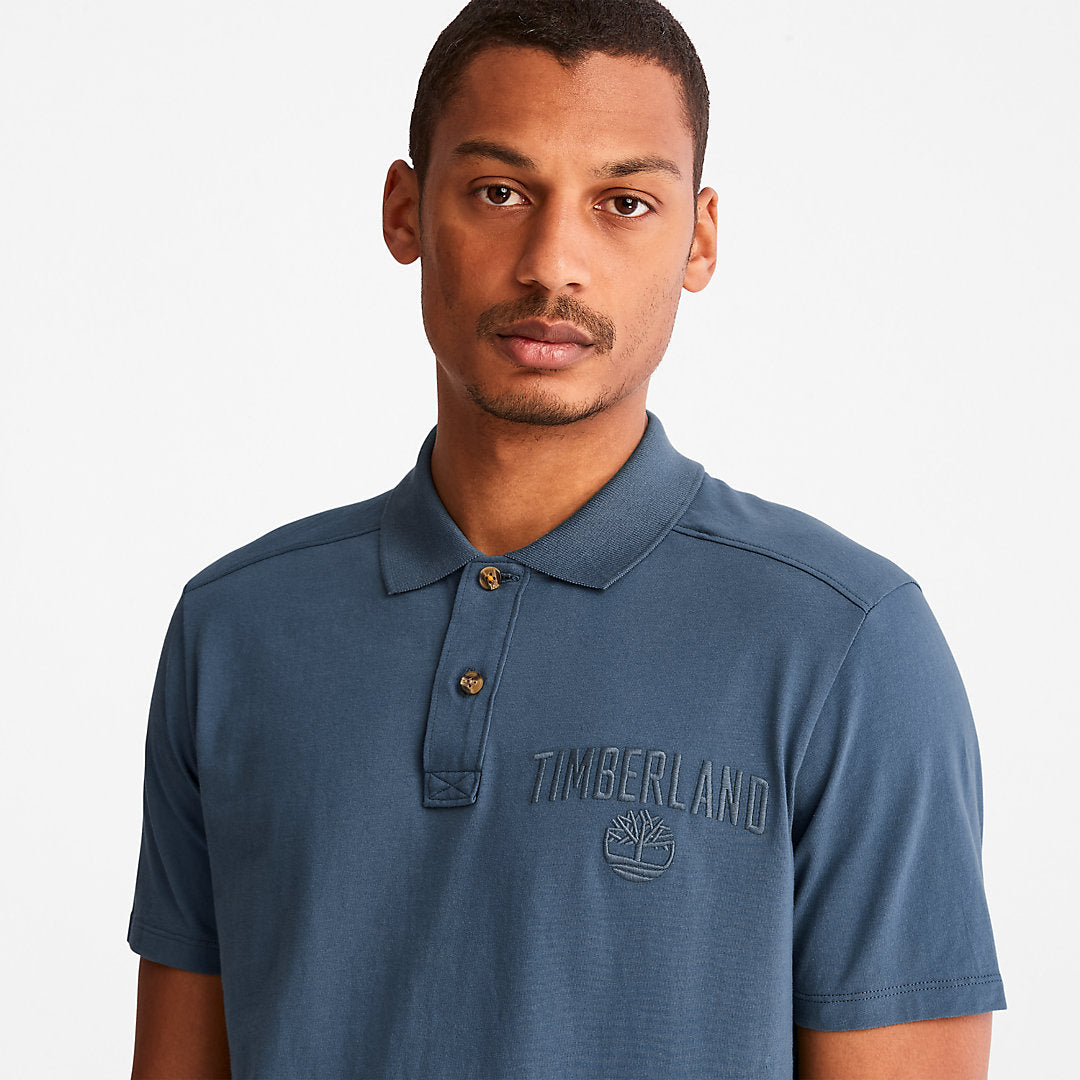 Mens Timberland Outdoor Heritage EK+ Polo Shirt for Men in Blue