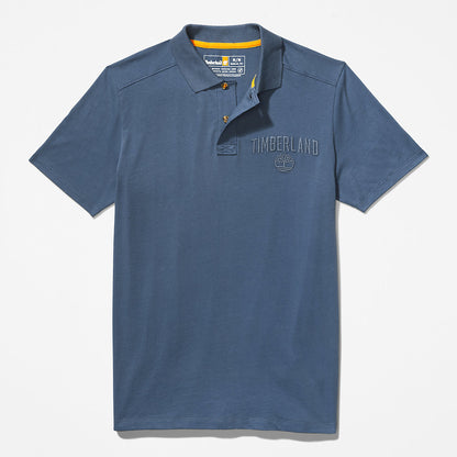 Mens Timberland Outdoor Heritage EK+ Polo Shirt for Men in Blue