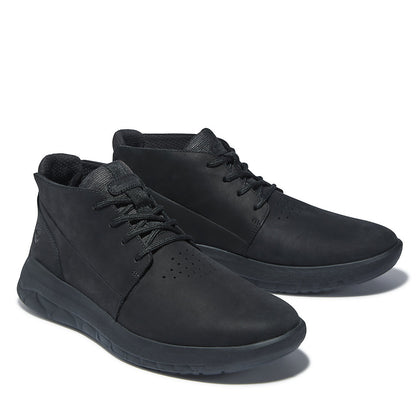 Mens Timberland Bradstreet Ultra Chukka Boot for Men in Monochrome Black