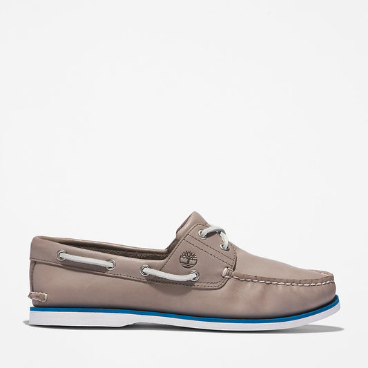 Mens Timberland Timberland® 2-Eye Classic Boat Shoe for Men in Grey