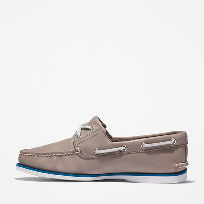 Mens Timberland Timberland® 2-Eye Classic Boat Shoe for Men in Grey