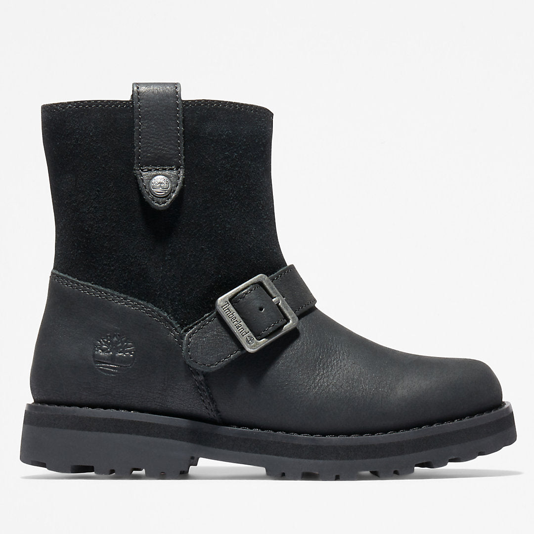 Kids Timberland Courma Kid Side-zip Winter Boot for Youth in Black