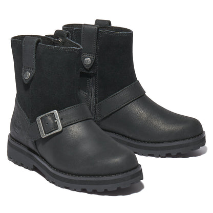 Kids Timberland Courma Kid Side-zip Winter Boot for Youth in Black