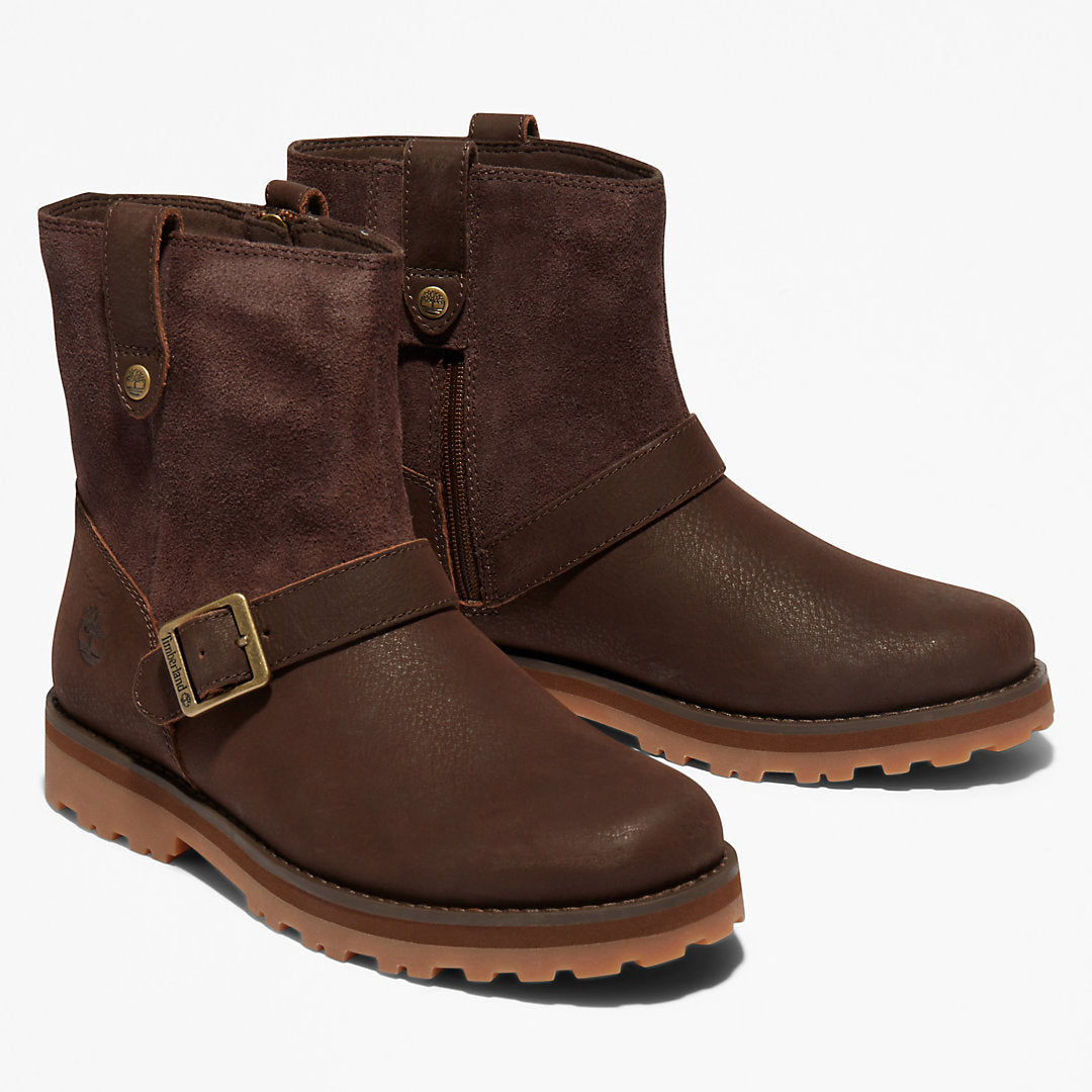Kids Timberland Courma Kid Side-zip Winter Boot for Junior in Dark Brown