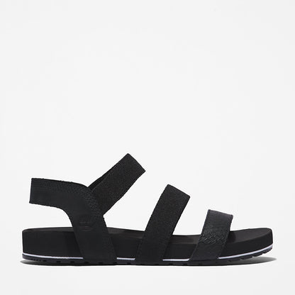 Womens Timberland Malibu Waves Ankle-strap Sandal for Women in Black