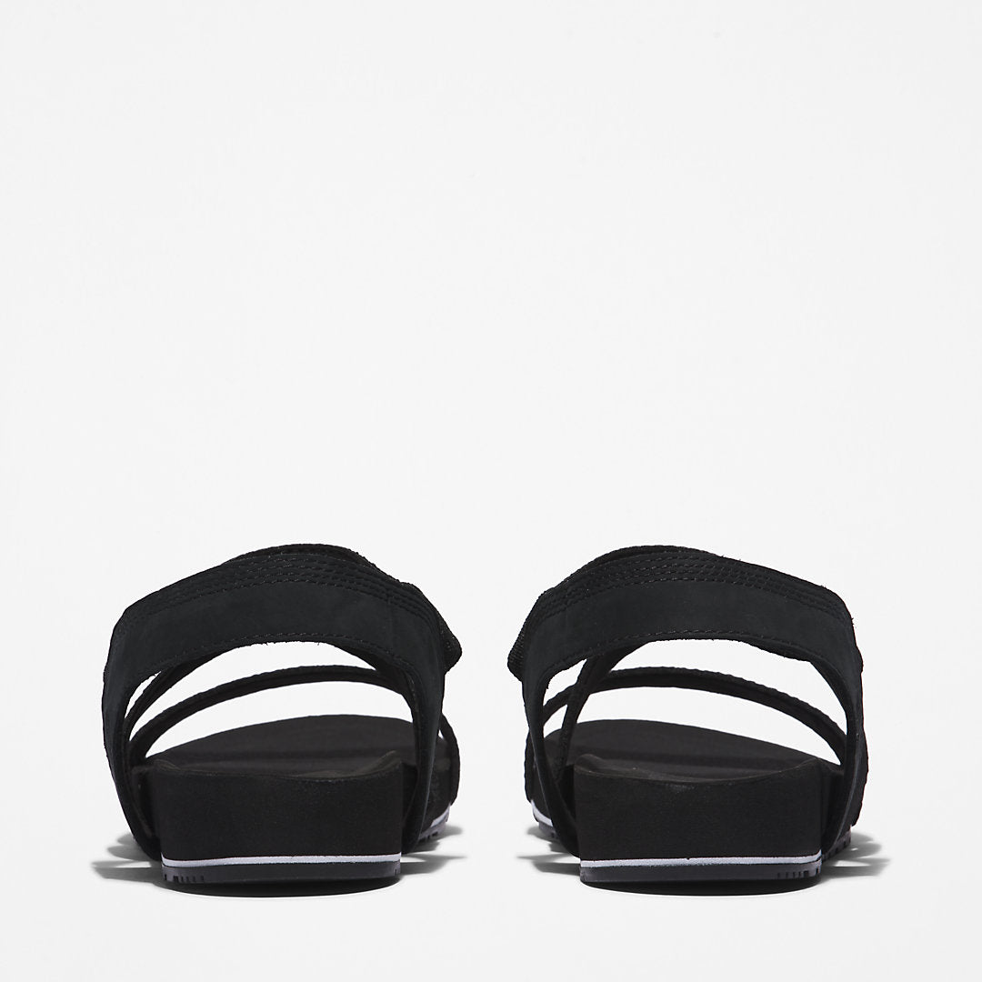 Womens Timberland Malibu Waves Ankle-strap Sandal for Women in Black