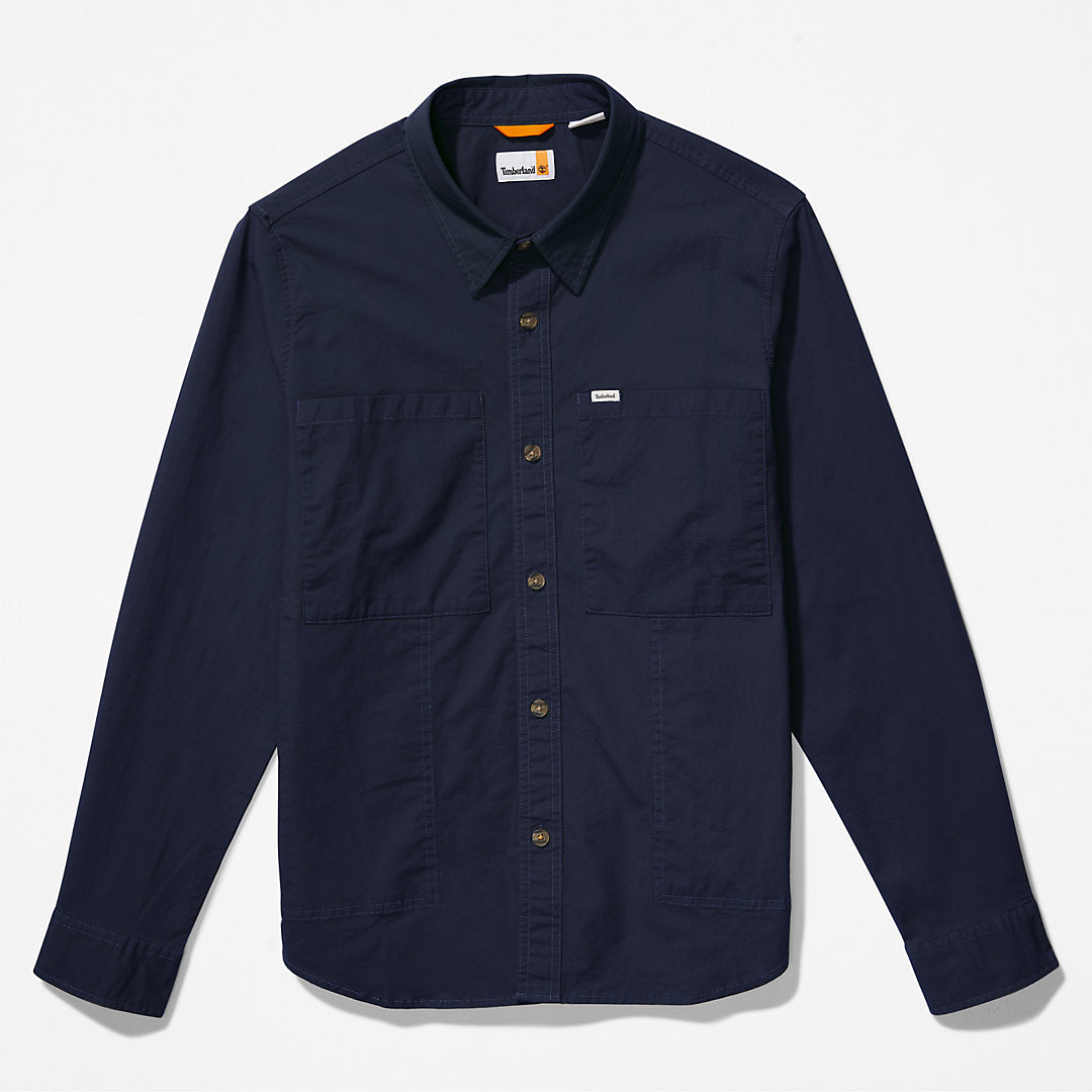 Mens Timberland Outdoor Heritage Overshirt for Men in Navy