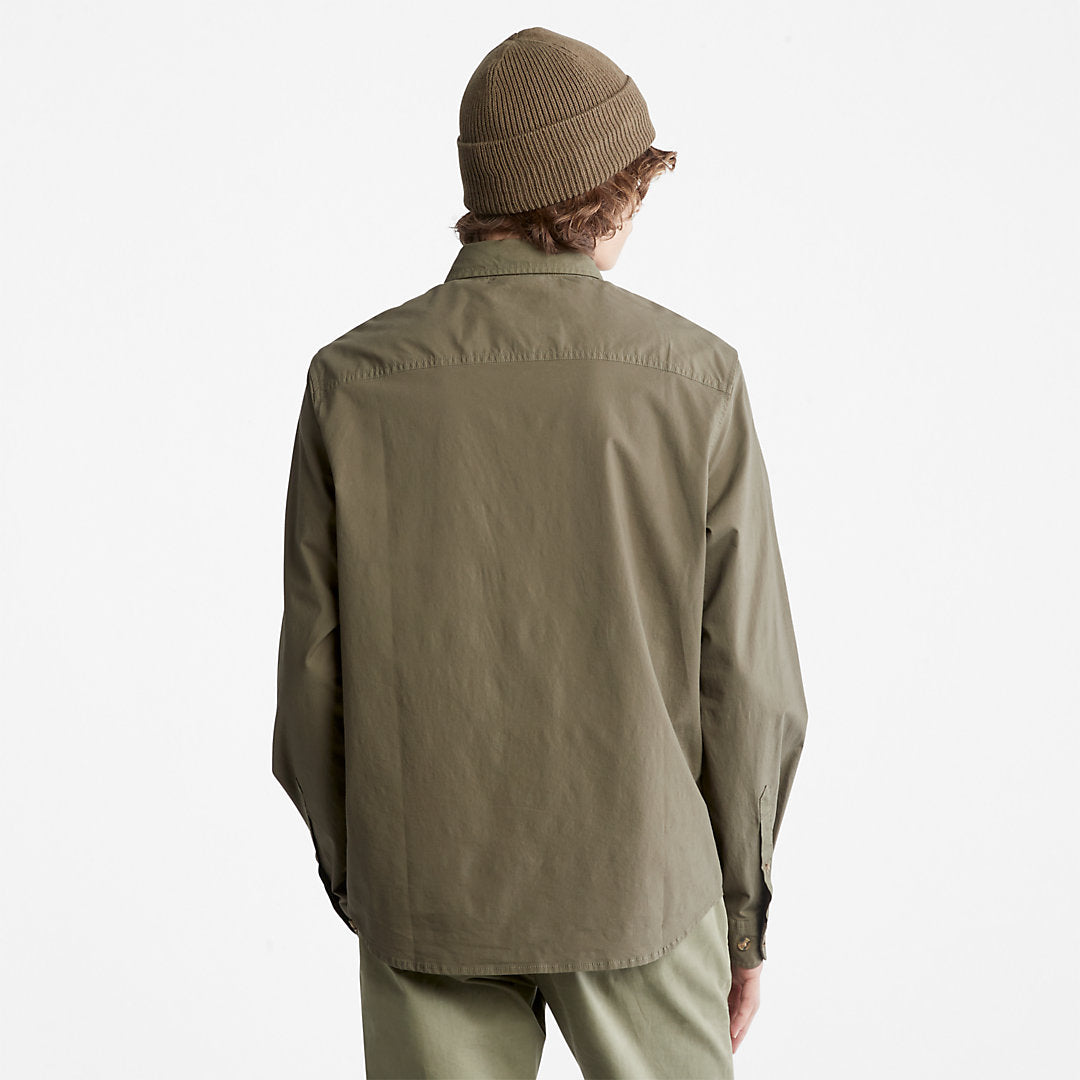 Mens Timberland Outdoor Heritage Overshirt for Men in Dark Green