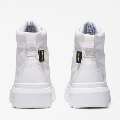 Womens Timberland Greyfield Canvas Boot for Women in White