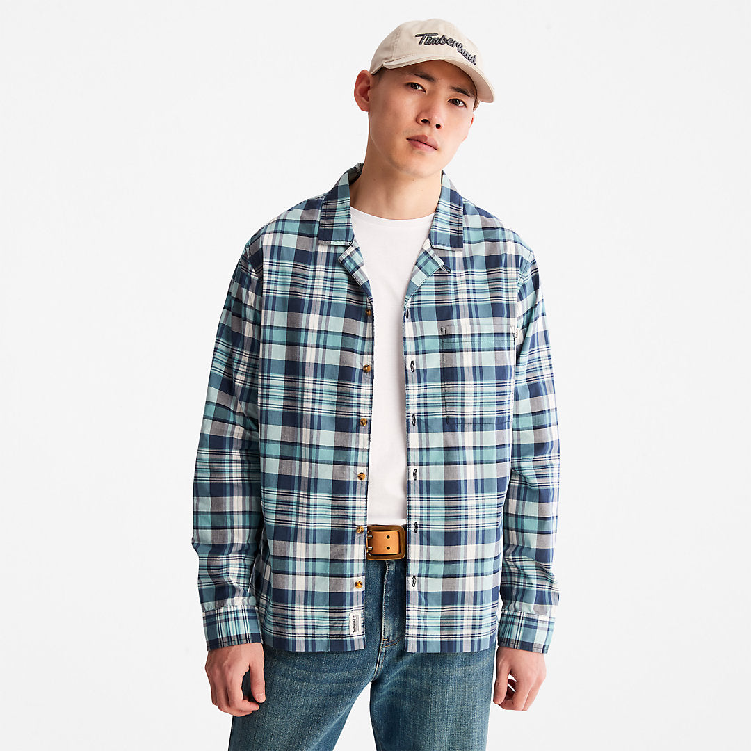 Mens Timberland Outdoor Heritage Check Shirt for Men in Blue