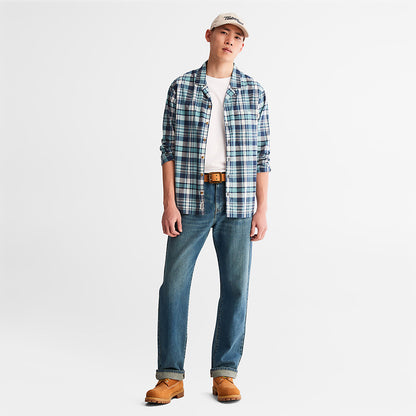 Mens Timberland Outdoor Heritage Check Shirt for Men in Blue