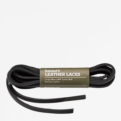 Mens Timberland 44-inch Flat Rawhide Replacement Laces in Black