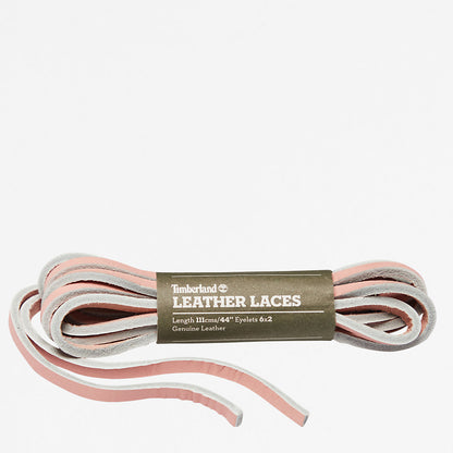 Mens Timberland 44-inch Flat Rawhide Replacement Laces in Pink