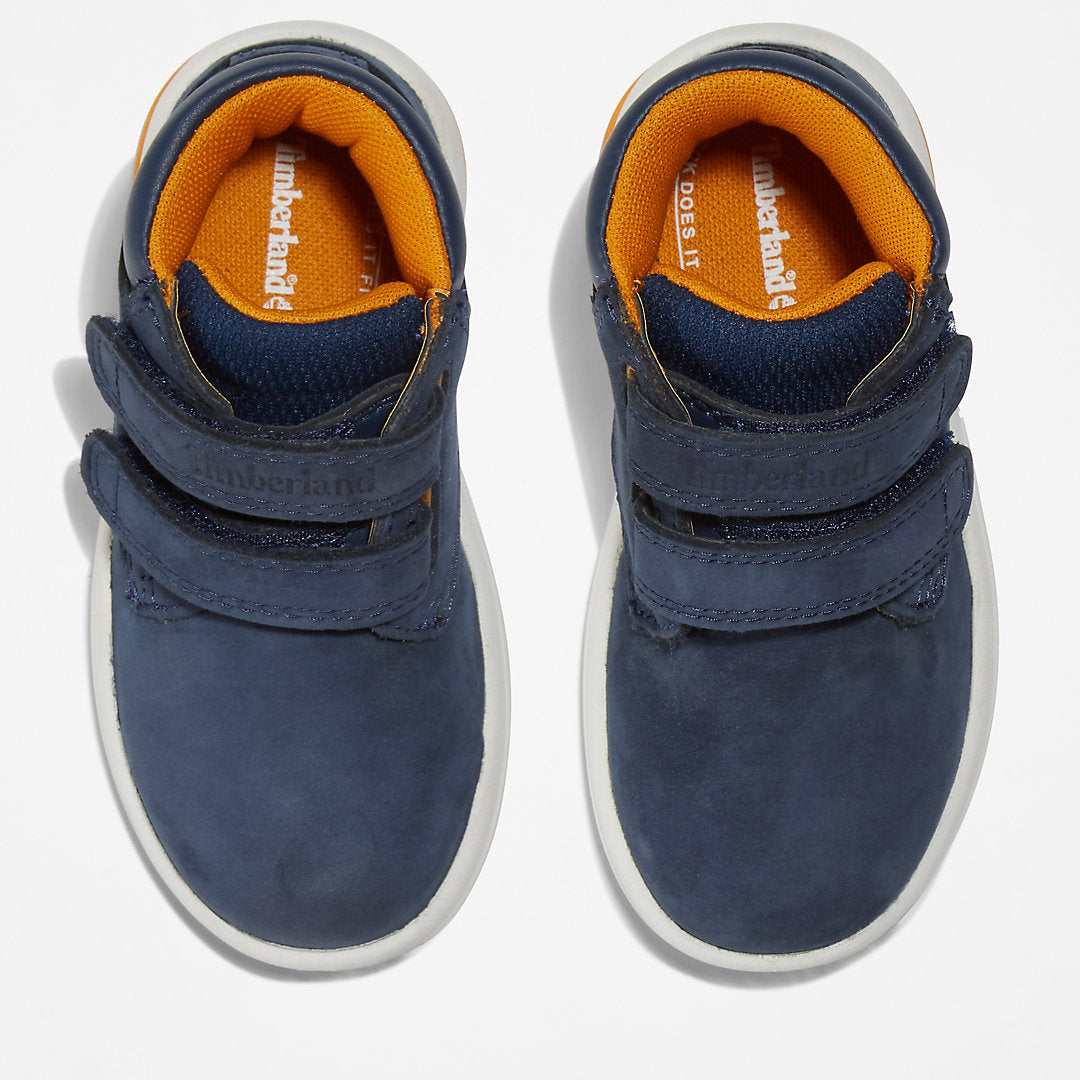 Kids Timberland Toddle Tracks Velcro Chukka for Toddler in Navy