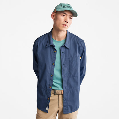 Mens Timberland Outdoor Heritage EK+ Overshirt for Men in Navy