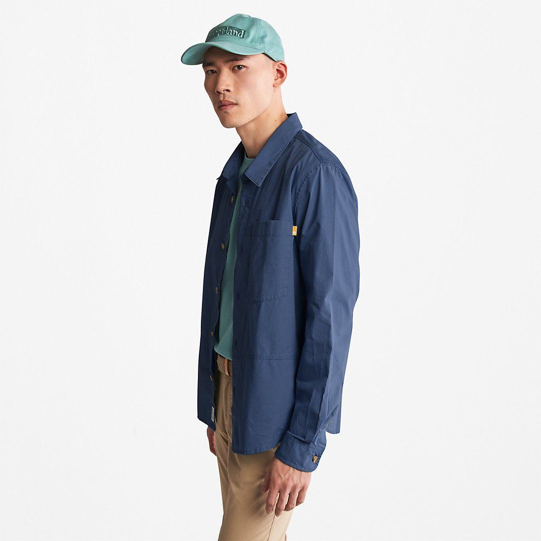 Mens Timberland Outdoor Heritage EK+ Overshirt for Men in Navy