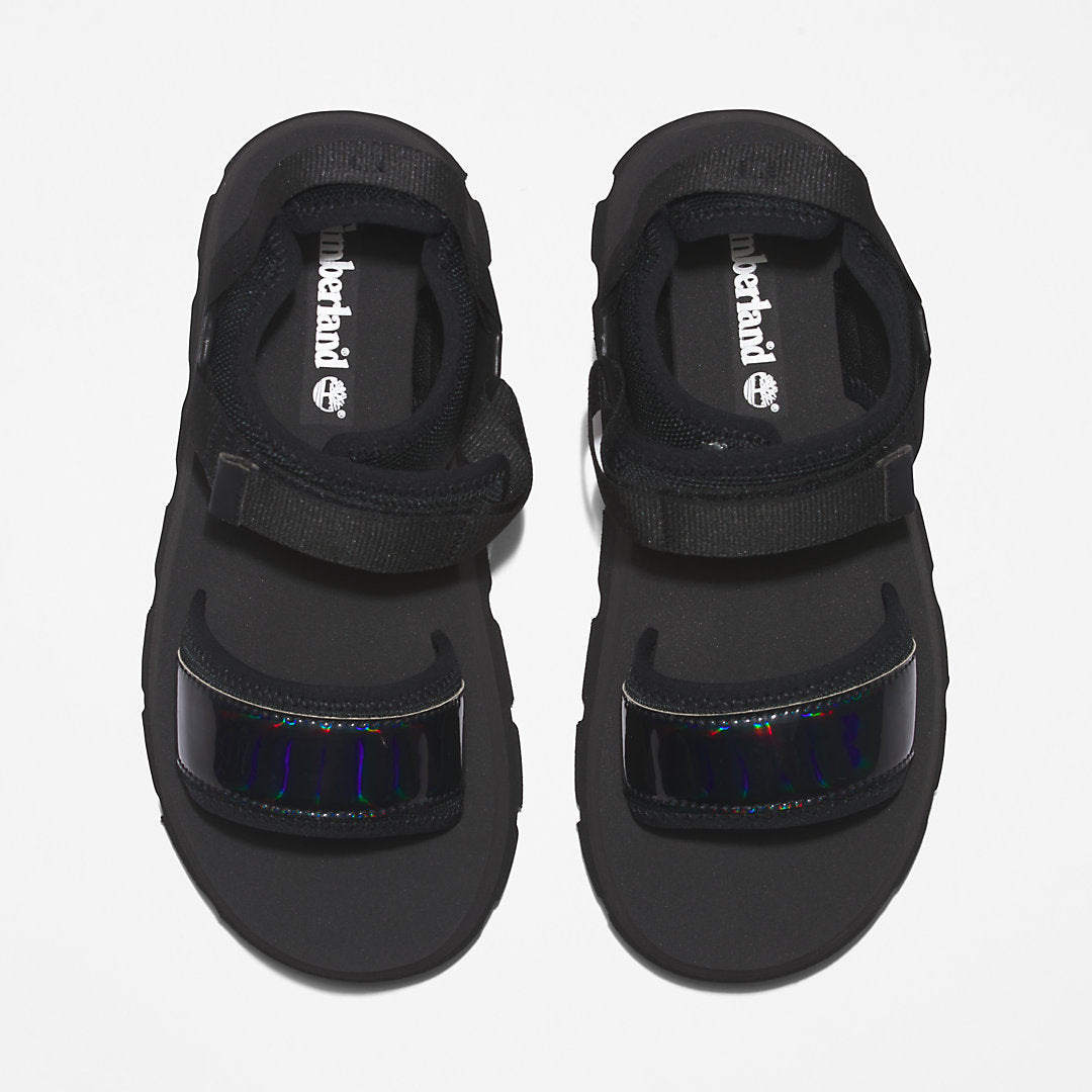 Womens Timberland Euro Swift Ankle-Strap Sandal for Women in Black