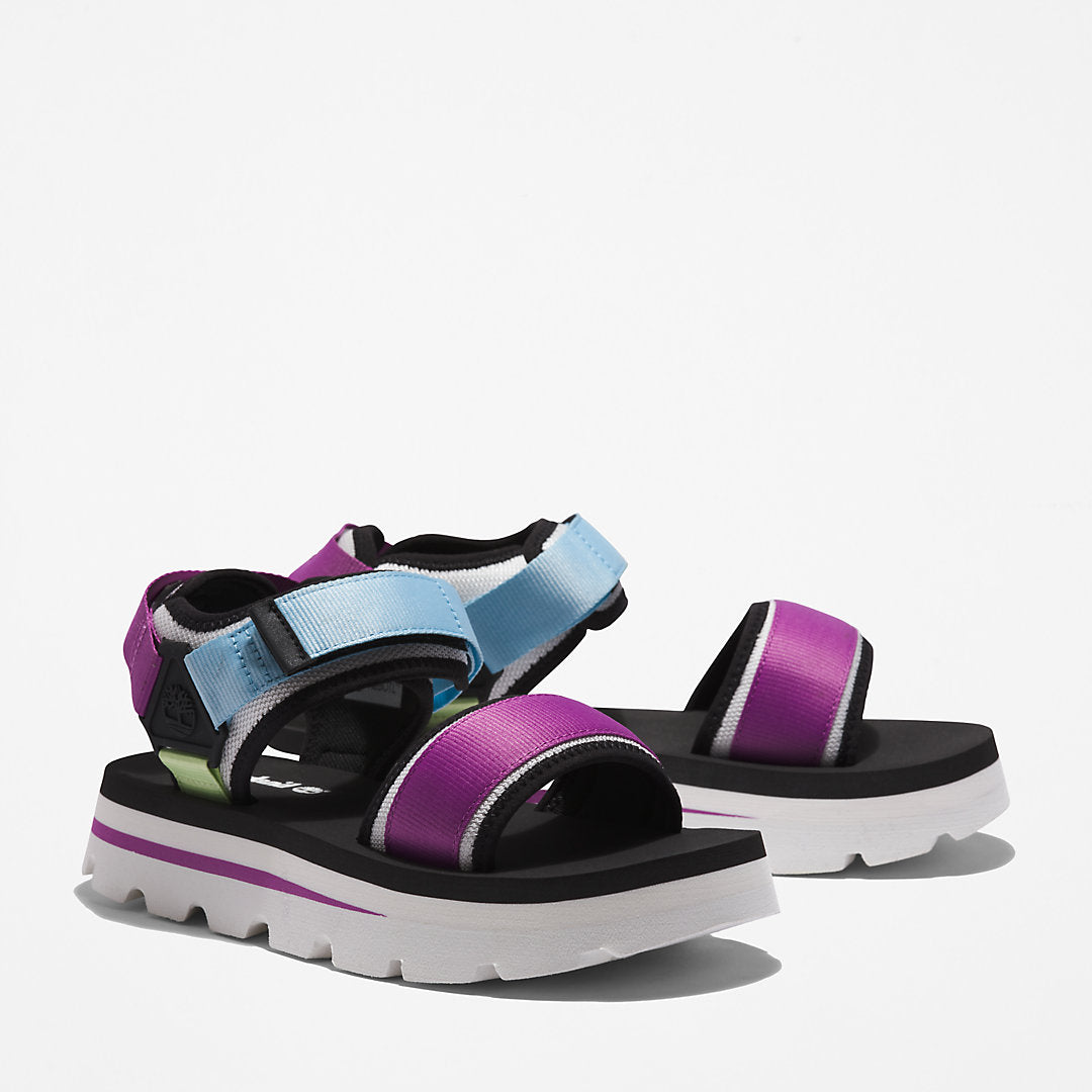 Womens Timberland Euro Swift Ankle-Strap Sandal for Women in Purple