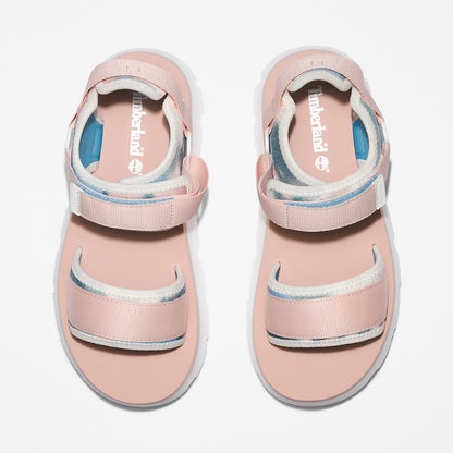 Womens Timberland Euro Swift Ankle-Strap Sandal for Women in Light Pink