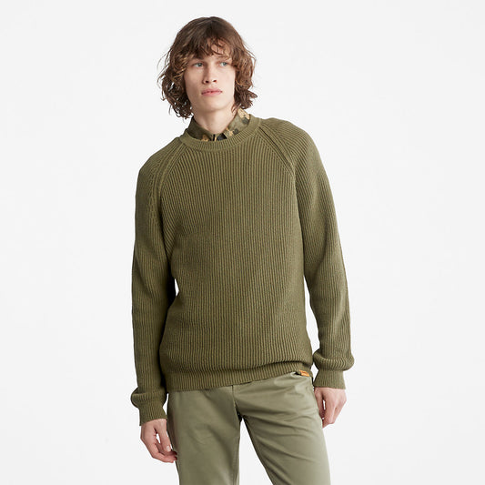 Mens Timberland Outdoor Heritage EK+ Sweater for Men in Dark Green