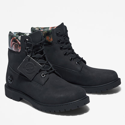 Womens Timberland Timberland® Heritage 6 Inch Boot for Women in Black/Floral