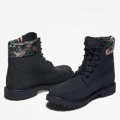 Womens Timberland Timberland® Heritage 6 Inch Boot for Women in Black/Floral