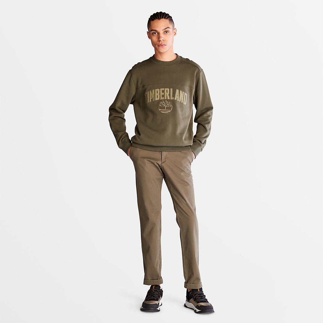 Mens Timberland Outdoor Heritage EK+ Sweatshirt for Men in Dark Green