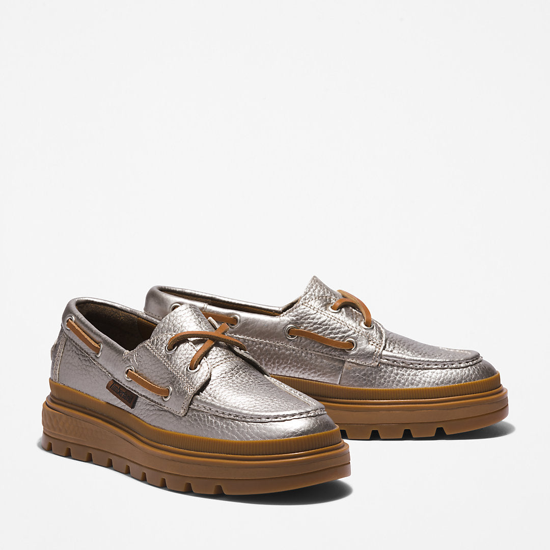 Womens Timberland GreenStride™ Ray City Boat Shoe for Women in Silver