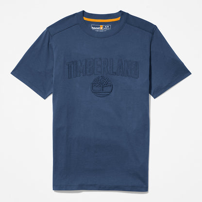 Mens Timberland Outdoor Heritage EK+ Graphic T-Shirt for Men in Blue